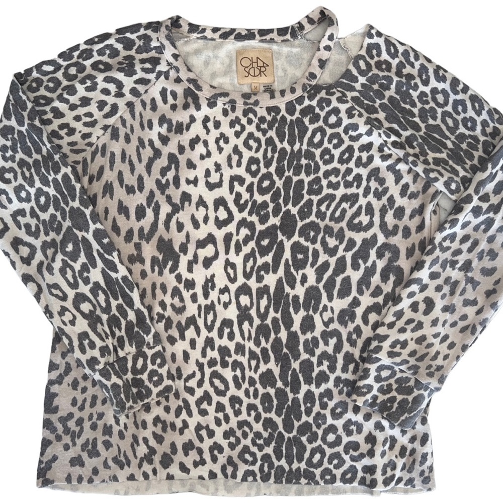 Chaser shoulder cut out sweatshirt